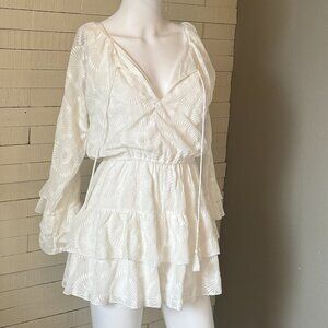 House of Harlow x REVOLVE Darek Shorts Romper White Size Small